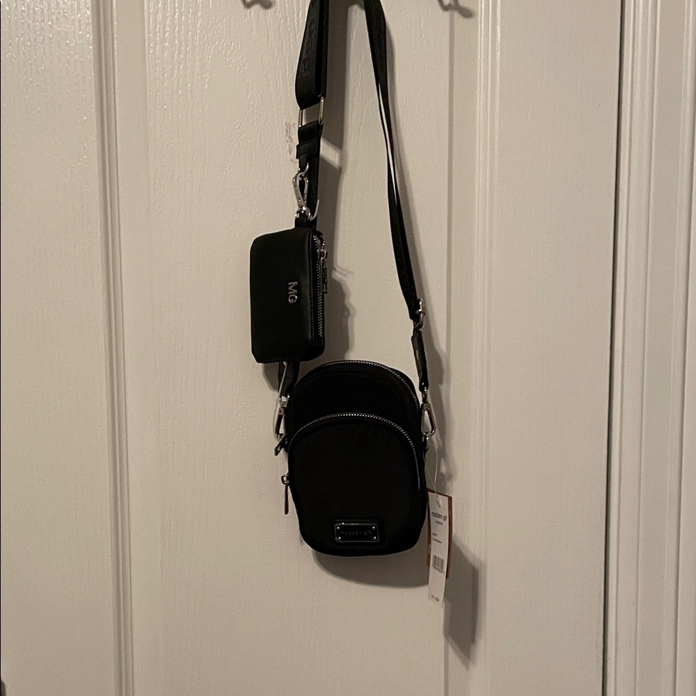 MADDEN GIRL Black Crossbody Bag with Pouch - NWT